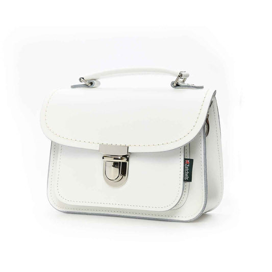 Luna Handmade Leather Bag - White