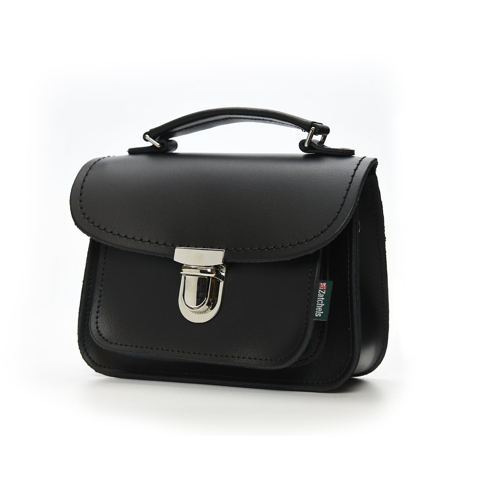 Luna Handmade Leather Bag - Black  