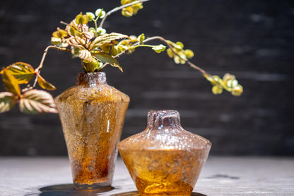 Glass Vase and Diffuser Amber- GHEATA