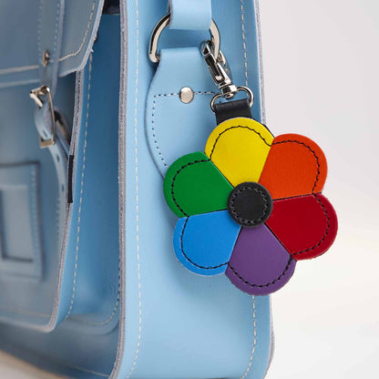 Handcrafted Flower bag charm - Pride  