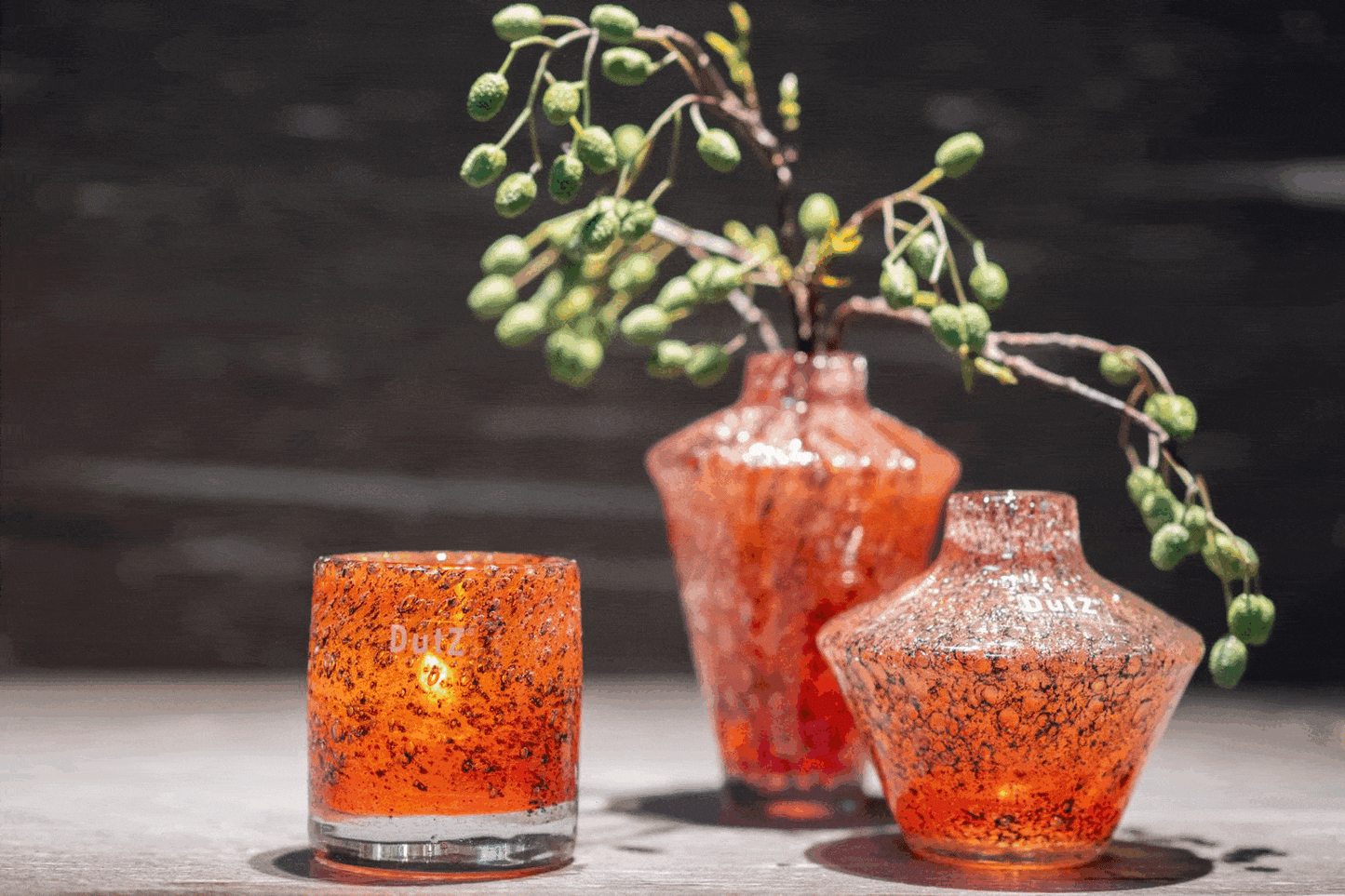 Glass Vase and Diffuser GHEATA - AMBER  