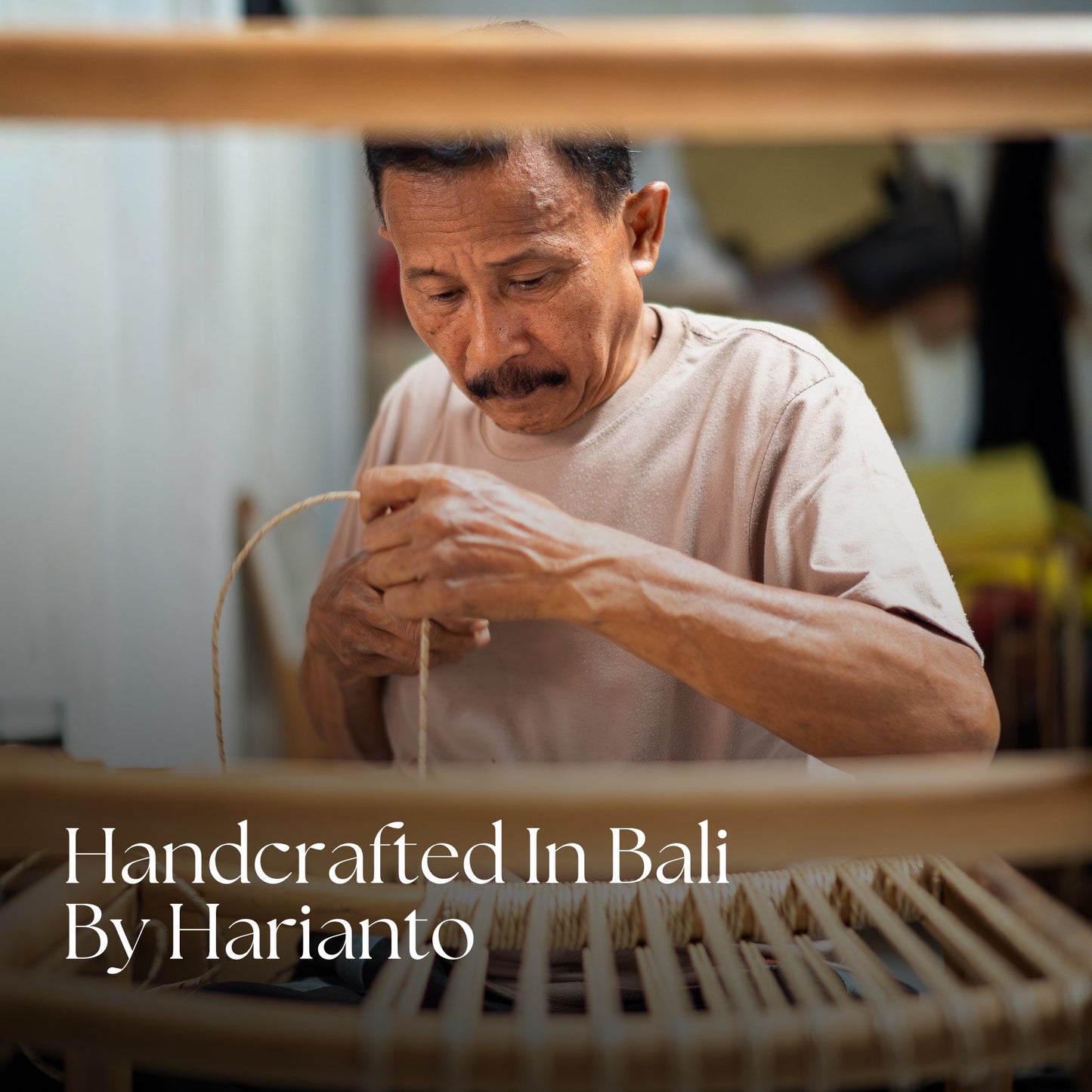 Zara Teak & Rattan Accent Chair- Handmade- Teak  