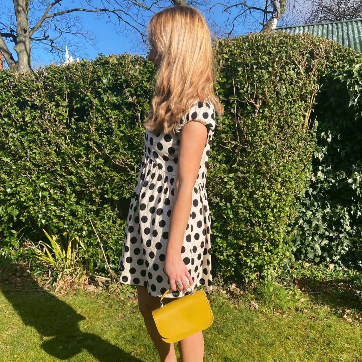 Aura Handmade Leather Bag - Yellow Ochre  