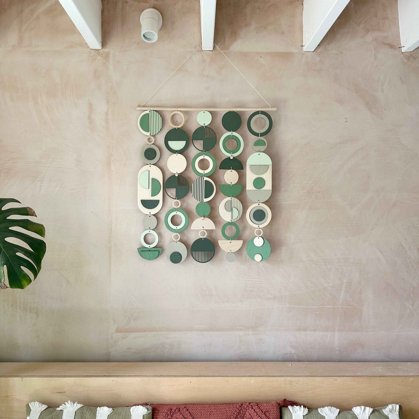 Green Wall Art - Modern Wall Art - Large Centre Piece Art - Wall Tapestry