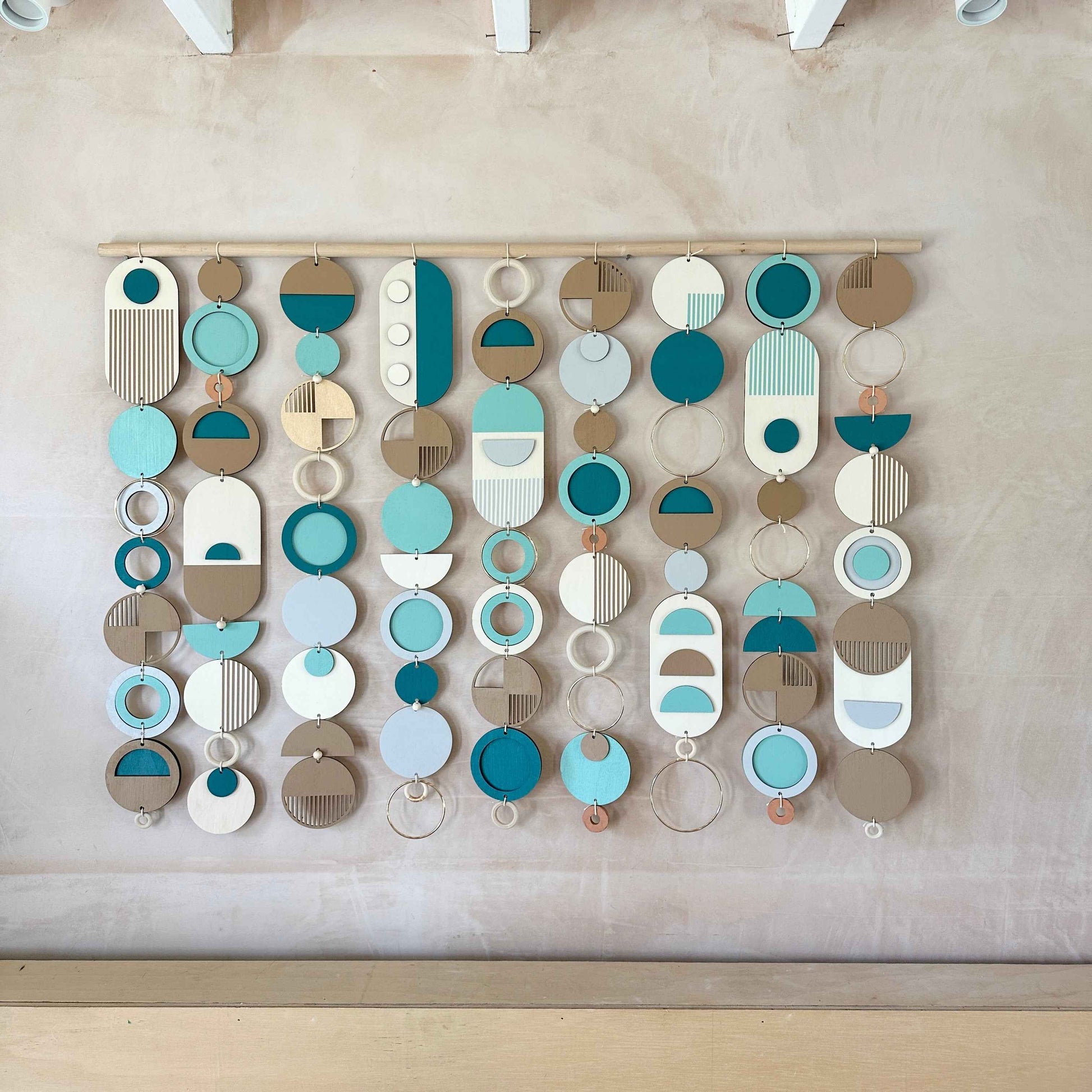 Blue Coastal Wall Art - Home Decor - Centre Piece Art - Wall Tapestry - Blue Art