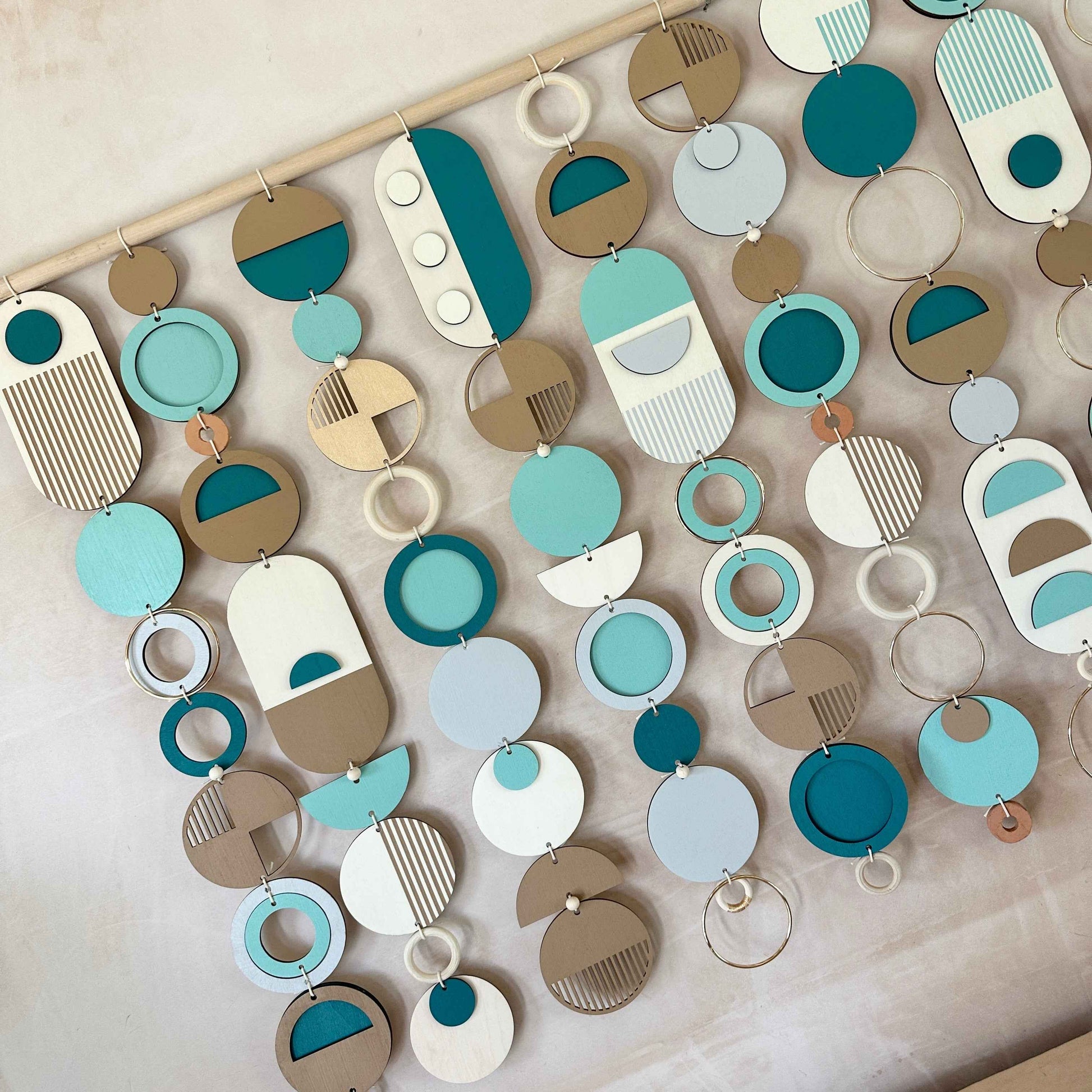 Blue Coastal Wall Art - Home Decor - Centre Piece Art - Wall Tapestry - Blue Art