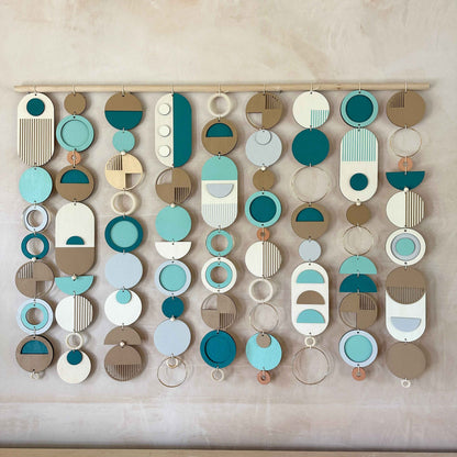 Blue Coastal Wall Art - Home Decor - Centre Piece Art - Wall Tapestry - Blue Art