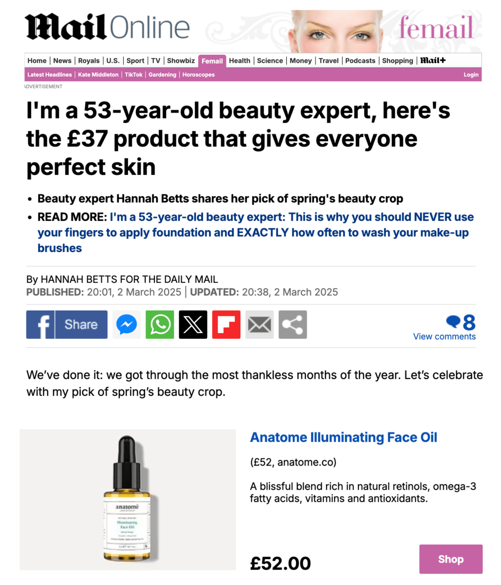 Rose-Hip, Grapeseed & Avocado Face Oil