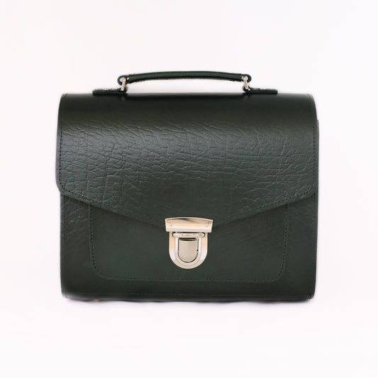 Executive Handmade Leather Sugarcube Grande - British Racing Green  