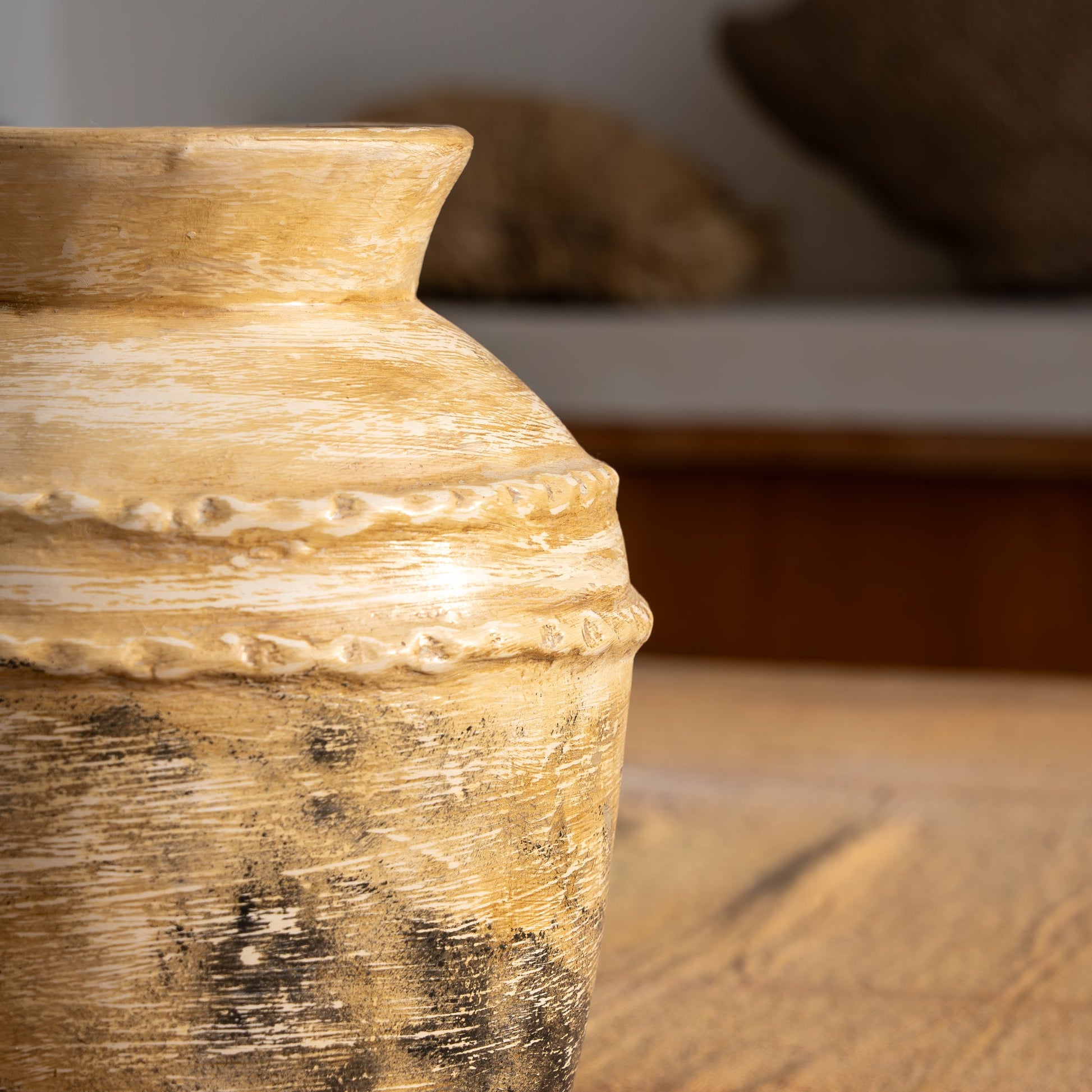 Kuno Ceramic Vase- Handmade- Textured Ceramic  