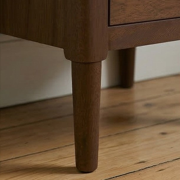 Norway Walnut Wooden Bedside Table