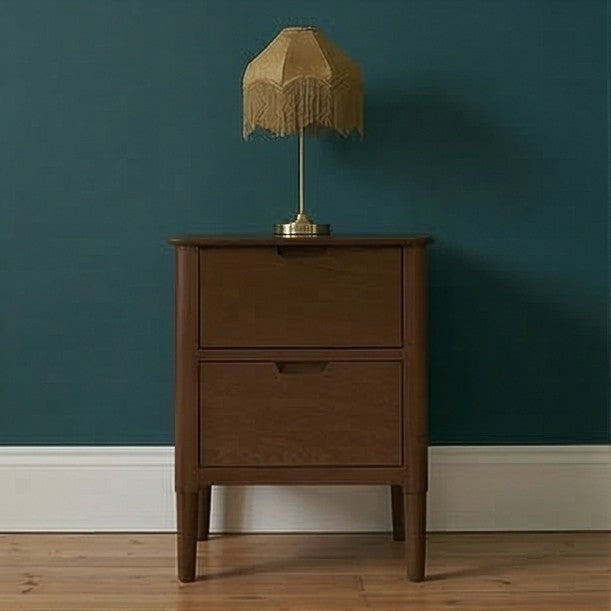 Norway Walnut Wooden Bedside Table