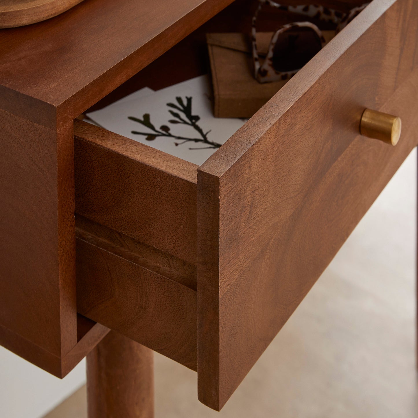 Scandinavian Walnut Oslo Console, Dressing Table, and Desk  