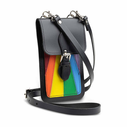 Handmade Leather Mobile Phone Pouch Plus - Pride  