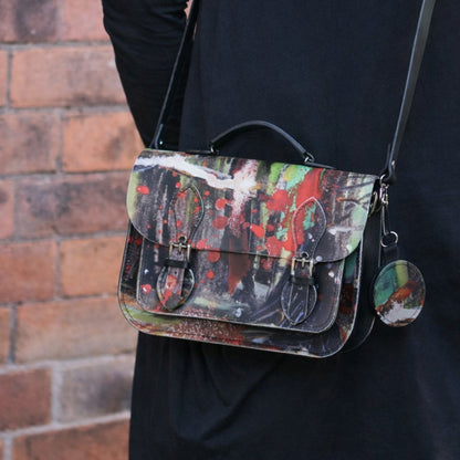 Leather Midi Satchel - Rachel Gadsden Artist Edition