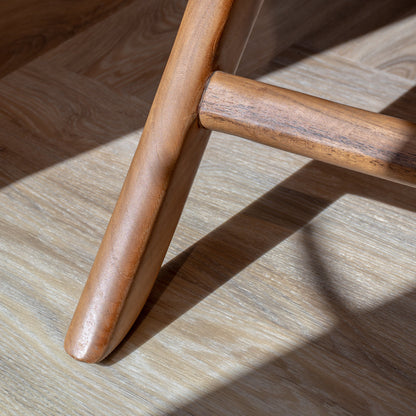 Zara Teak Rattan Accent Chair- Handmade- Teak