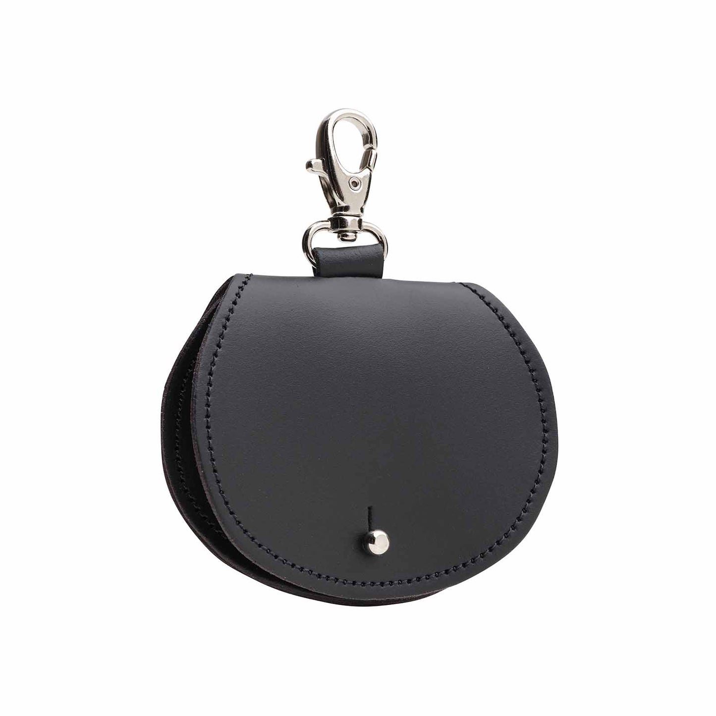 Mini saddle bag coin purse charm - Black  