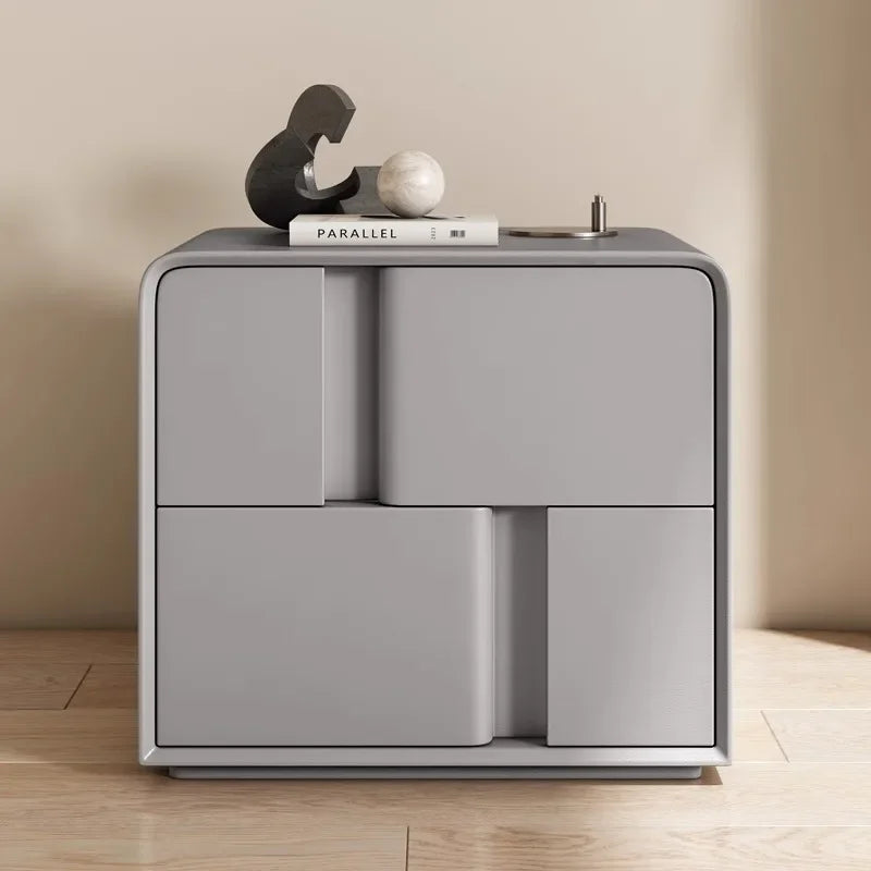 Creative Double-layer Storage Bedside Table  