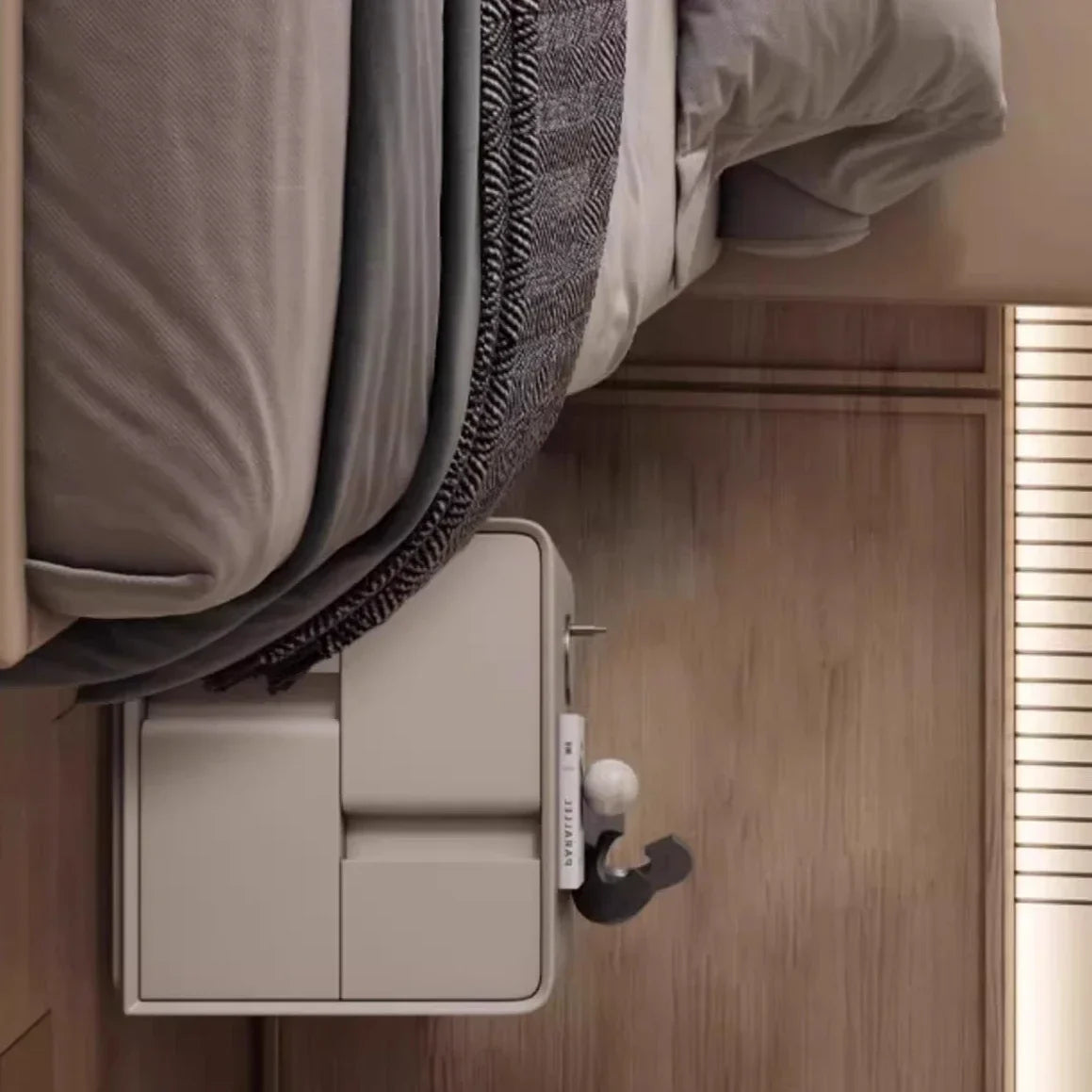 Creative Double-layer Storage Bedside Table  