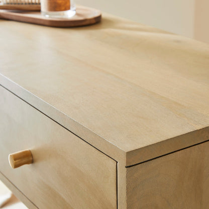 Scandinavian Light Oak Oslo Console, Dressing Table, and Desk  