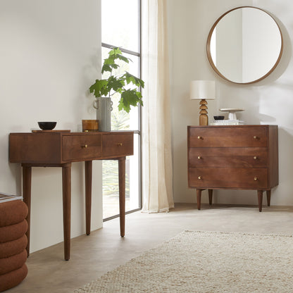 Scandinavian Walnut Oslo Console, Dressing Table, and Desk  