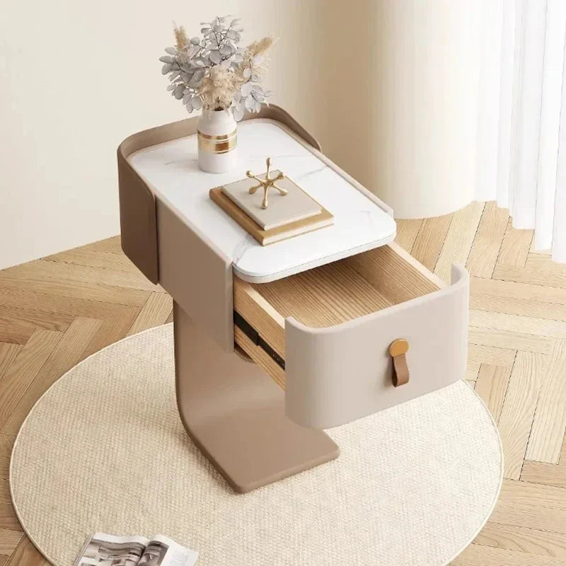 Sleek & Minimalist Japanese Nightstand: Elevate Your Bedroom Décor  