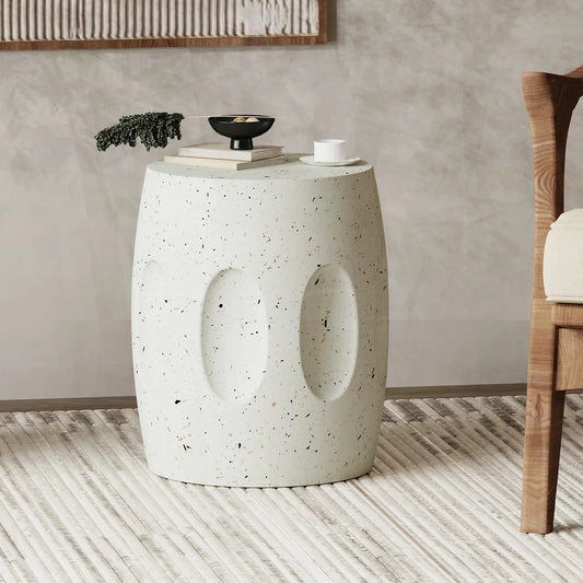 Modern Lightweight Concrete Side Table  