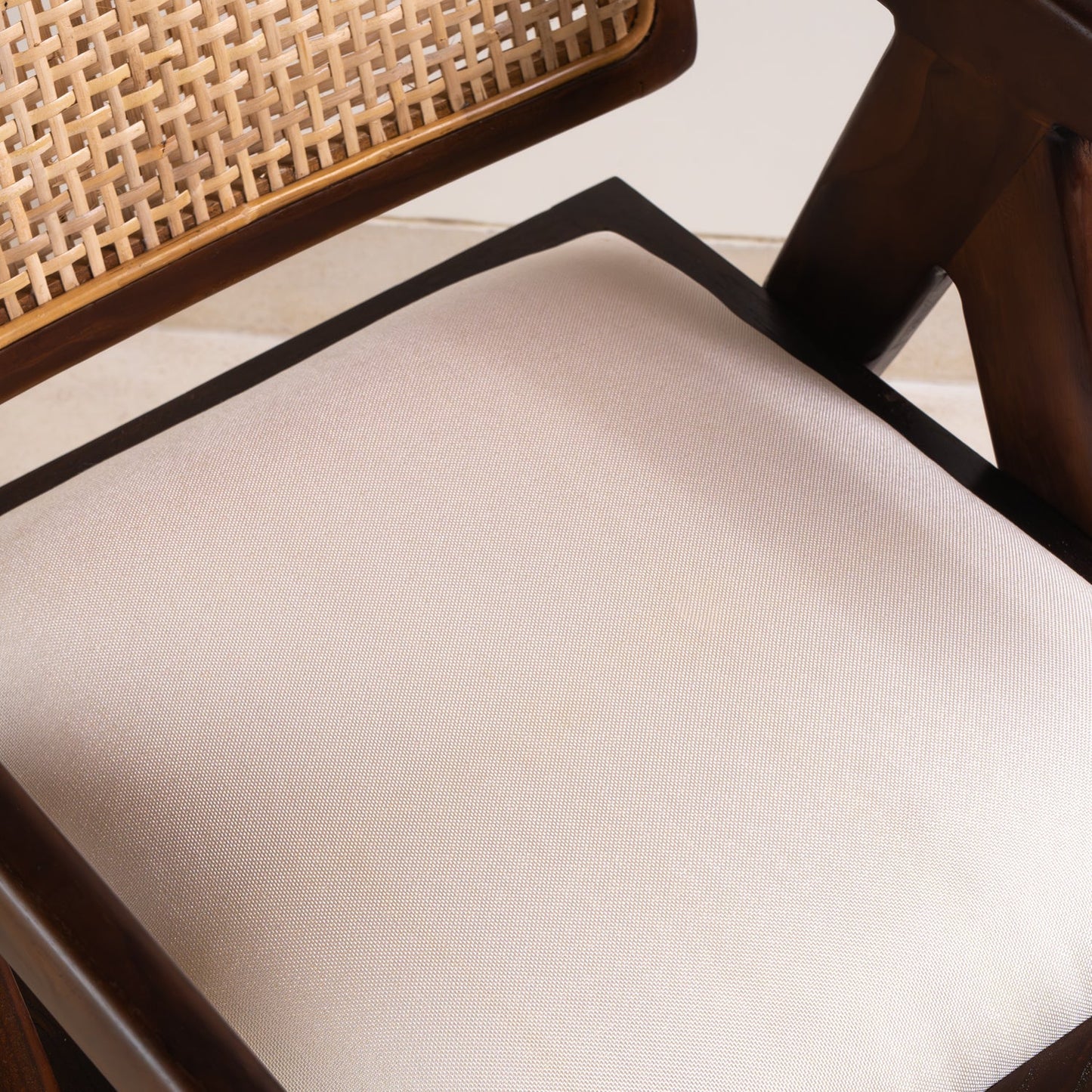 Satu Rattan Accent Chair- Handmade- Chocolate  