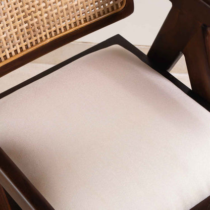 Satu Rattan Accent Chair- Handmade- Chocolate