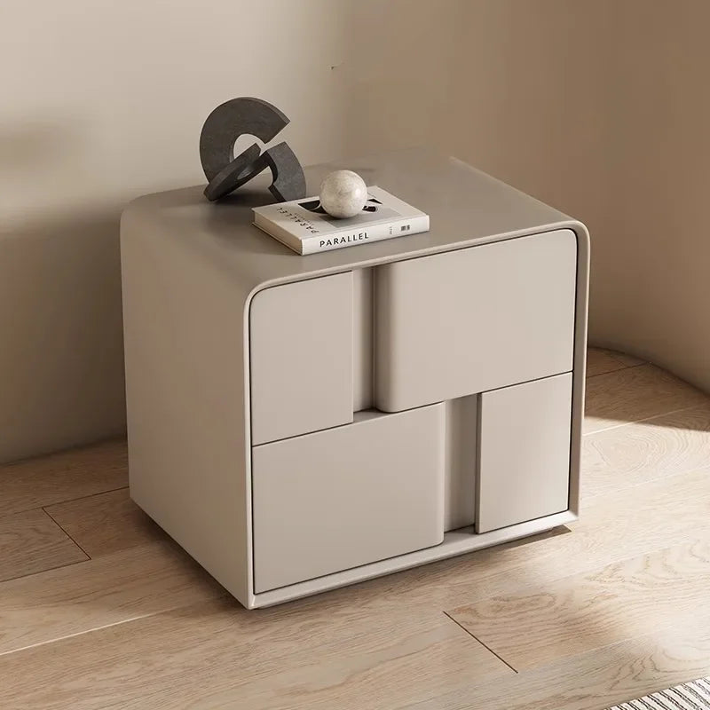 Creative Double-layer Storage Bedside Table  