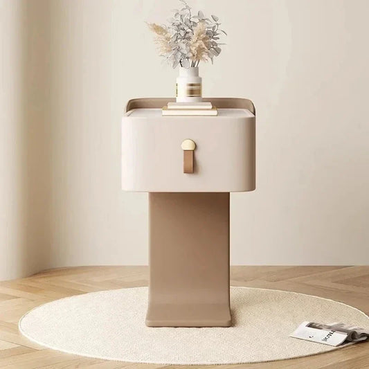 Sleek & Minimalist Japanese Nightstand: Elevate Your Bedroom Décor  