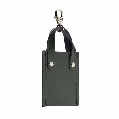 Mini tote bag charm - Ivy Green  