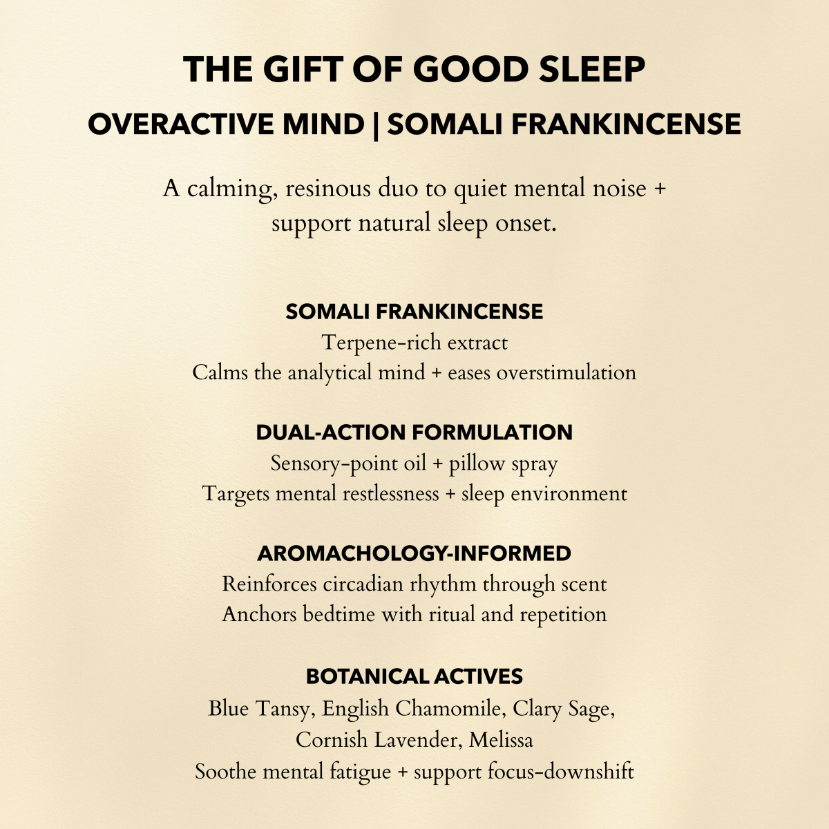 Somali Frankincense Sleep Aid- Pillow Spray