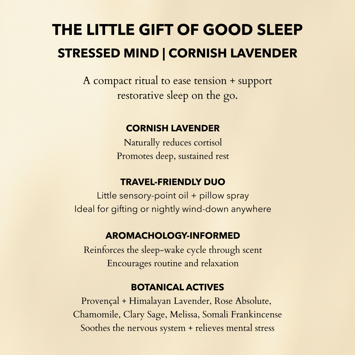 Lavender Sleep Aid- Travel Gift Set