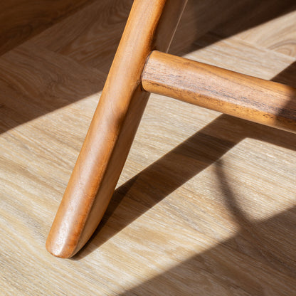 Zara Teak Rattan Accent Armchair