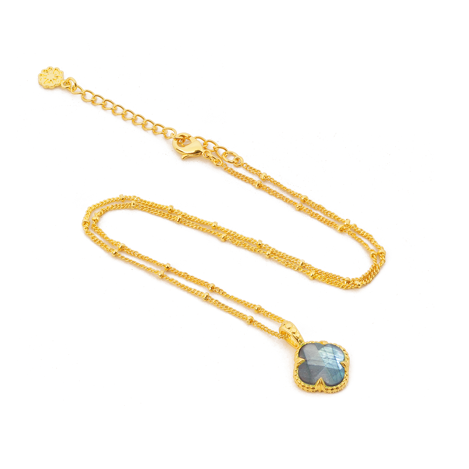 Tyche Gemstone Necklace Labradorite  