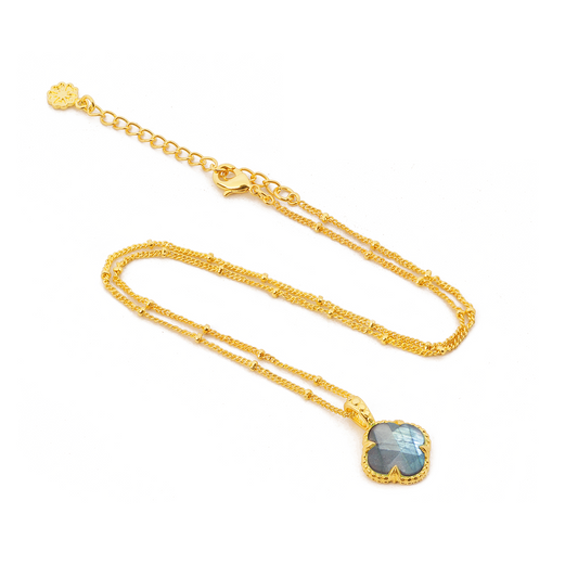 Tyche Gemstone Necklace Labradorite  