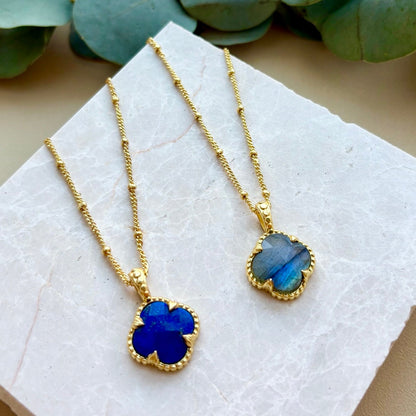 Tyche Gemstone Necklace Labradorite  