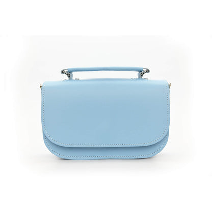 Aura Handmade Leather Bag - Baby Blue  