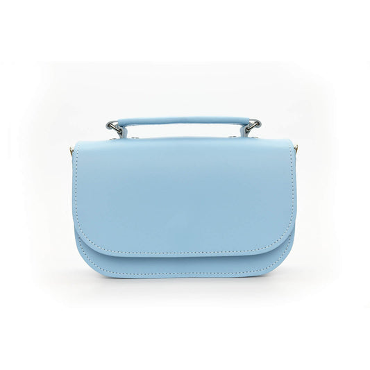 Aura Handmade Leather Bag - Baby Blue  