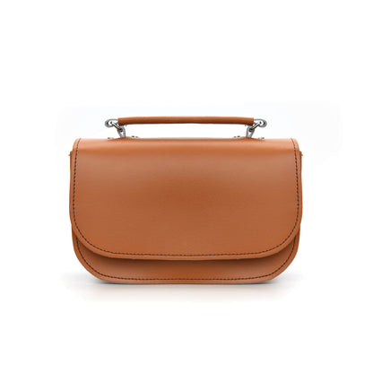 Aura Handmade Leather Bag - Burnt Orange  
