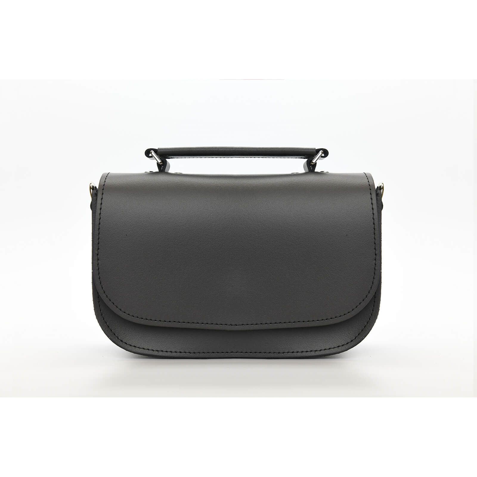 Aura Handmade Leather Bag - Graphite  