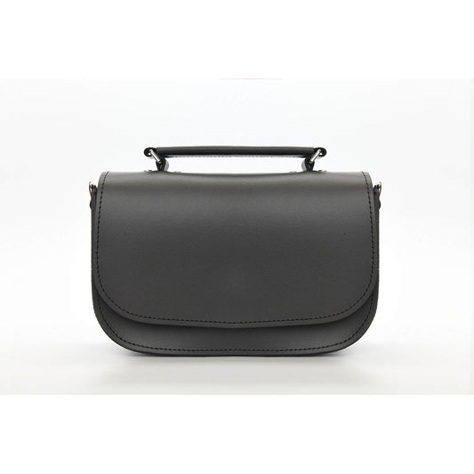 Aura Handmade Leather Bag - Graphite  