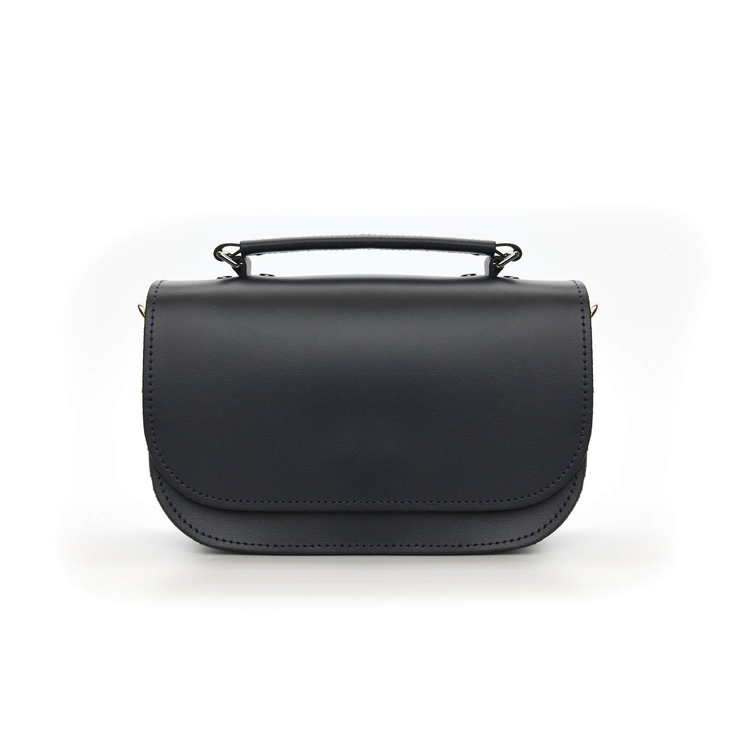 Aura Handmade Leather Bag - Navy Blue  