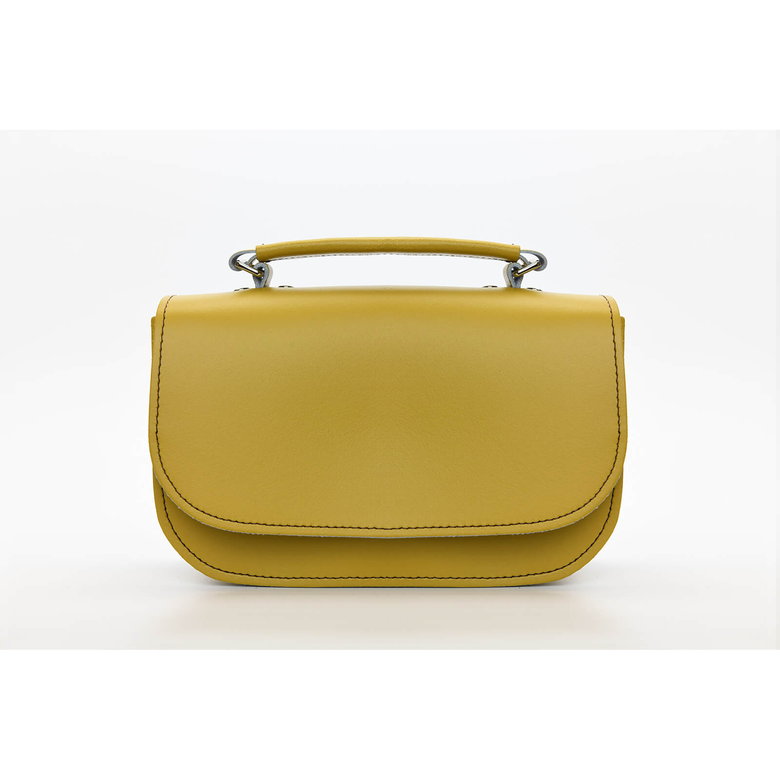 Aura Handmade Leather Bag - Yellow Ochre  