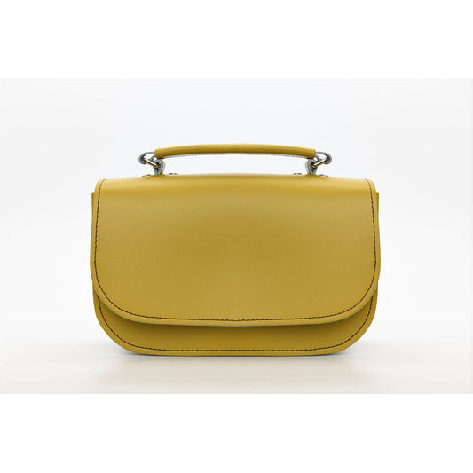 Aura Handmade Leather Bag - Yellow Ochre  