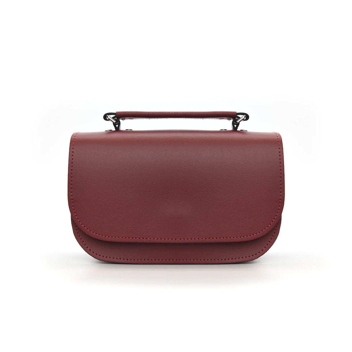 Aura Handmade Leather Bag - Oxblood Red  