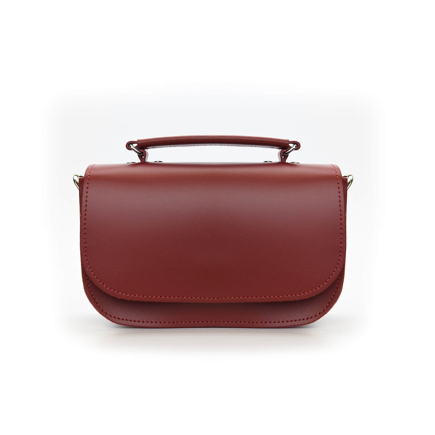 Aura Handmade Leather Bag - Red  
