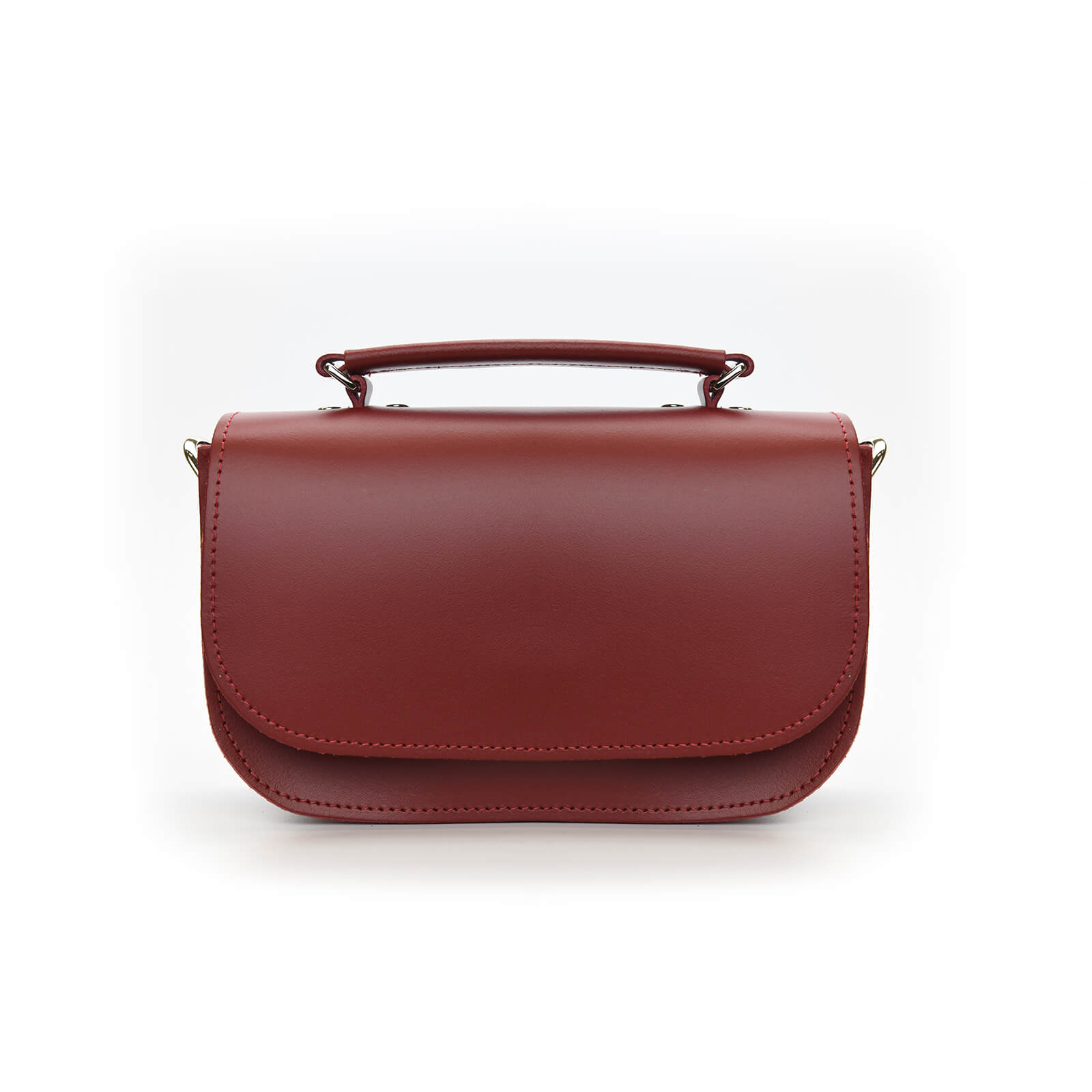 Aura Handmade Leather Bag - Red  