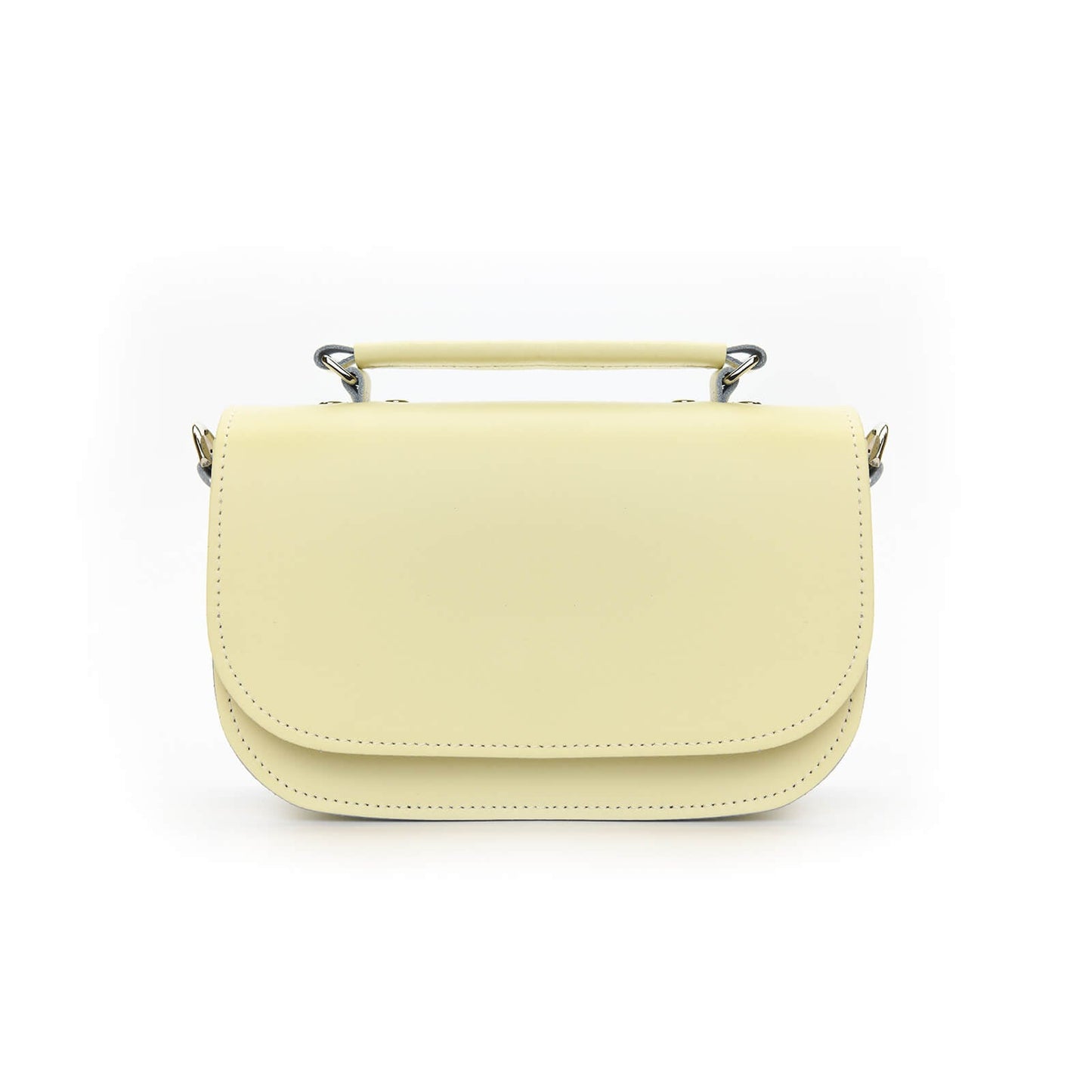 Aura Handmade Leather Bag - Cream  